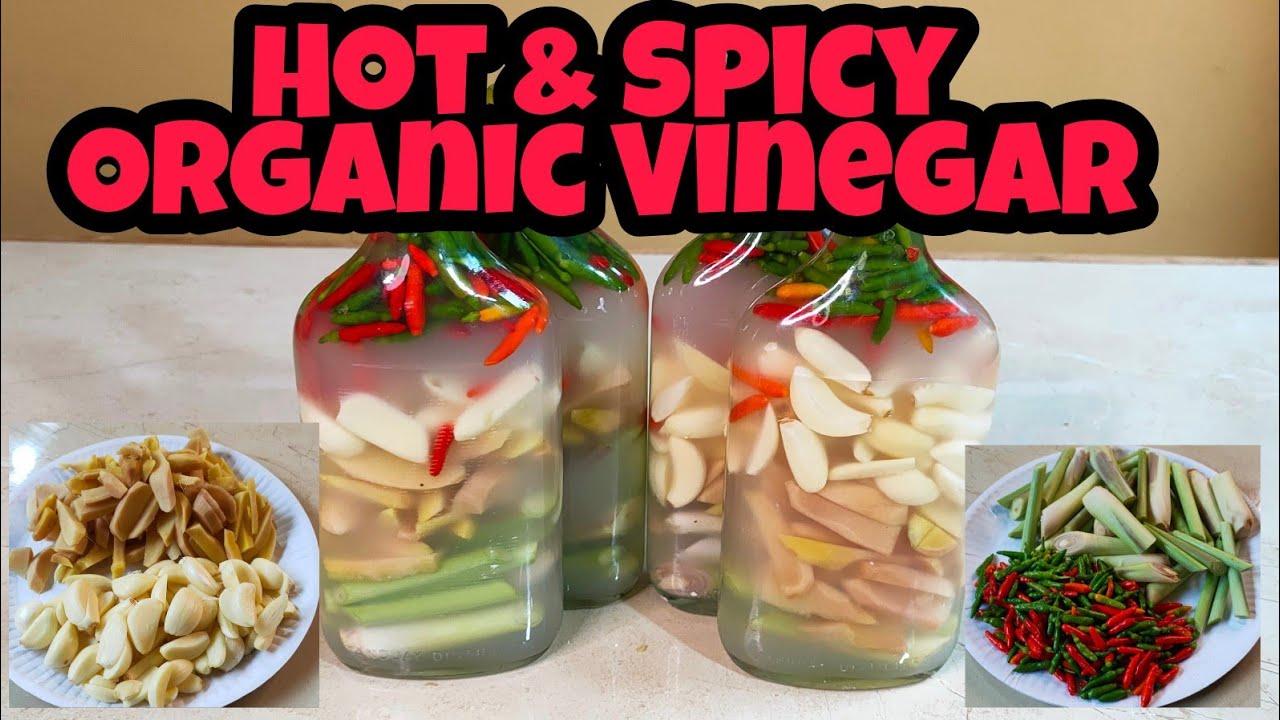 Hot & Spicy Organic Vinegar