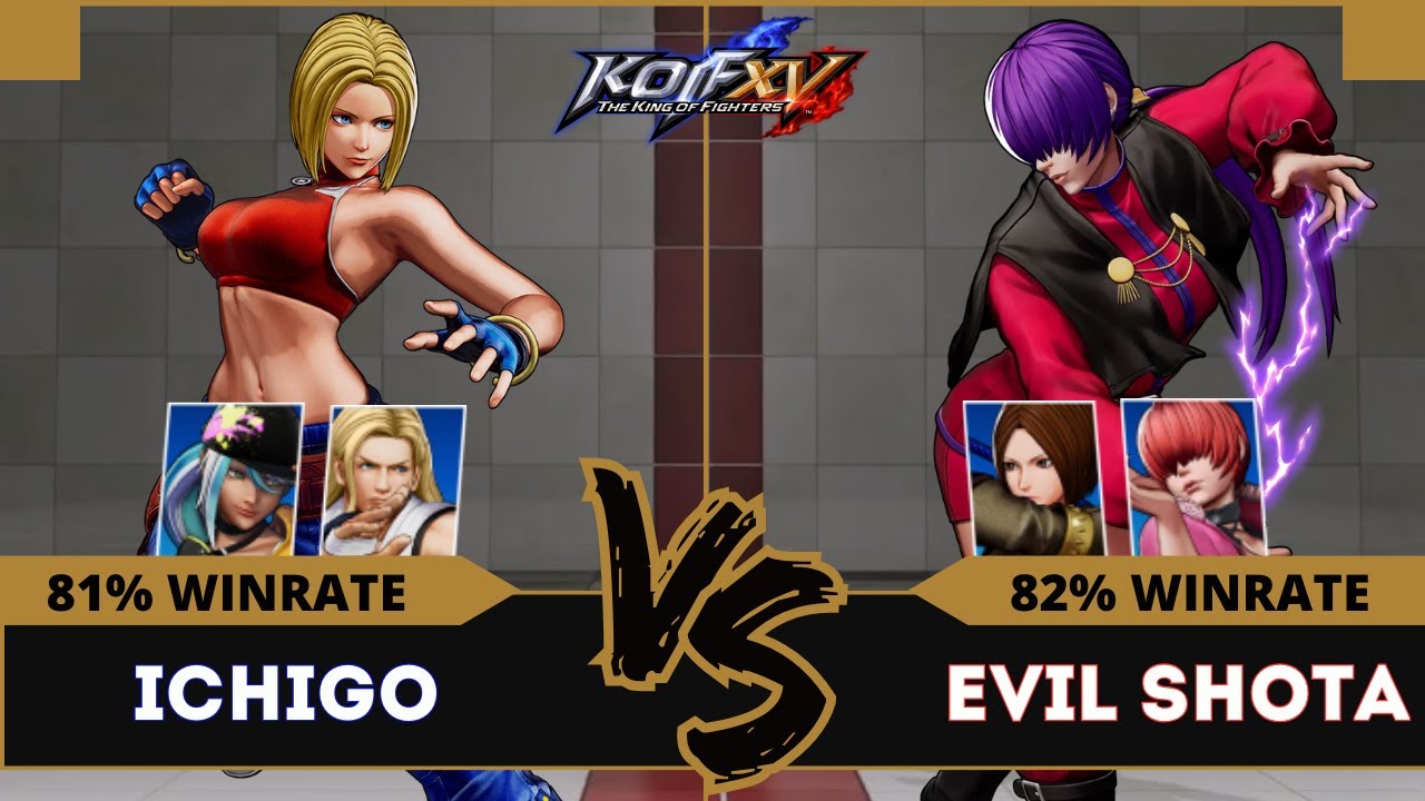 KOFXV🕹️ ICHIGO (Andy/Blue Mary/Isla) vs EVIL SHOTA (O.Shermie/Whip/Shermie)🕹️Replay Match - 14/04/24