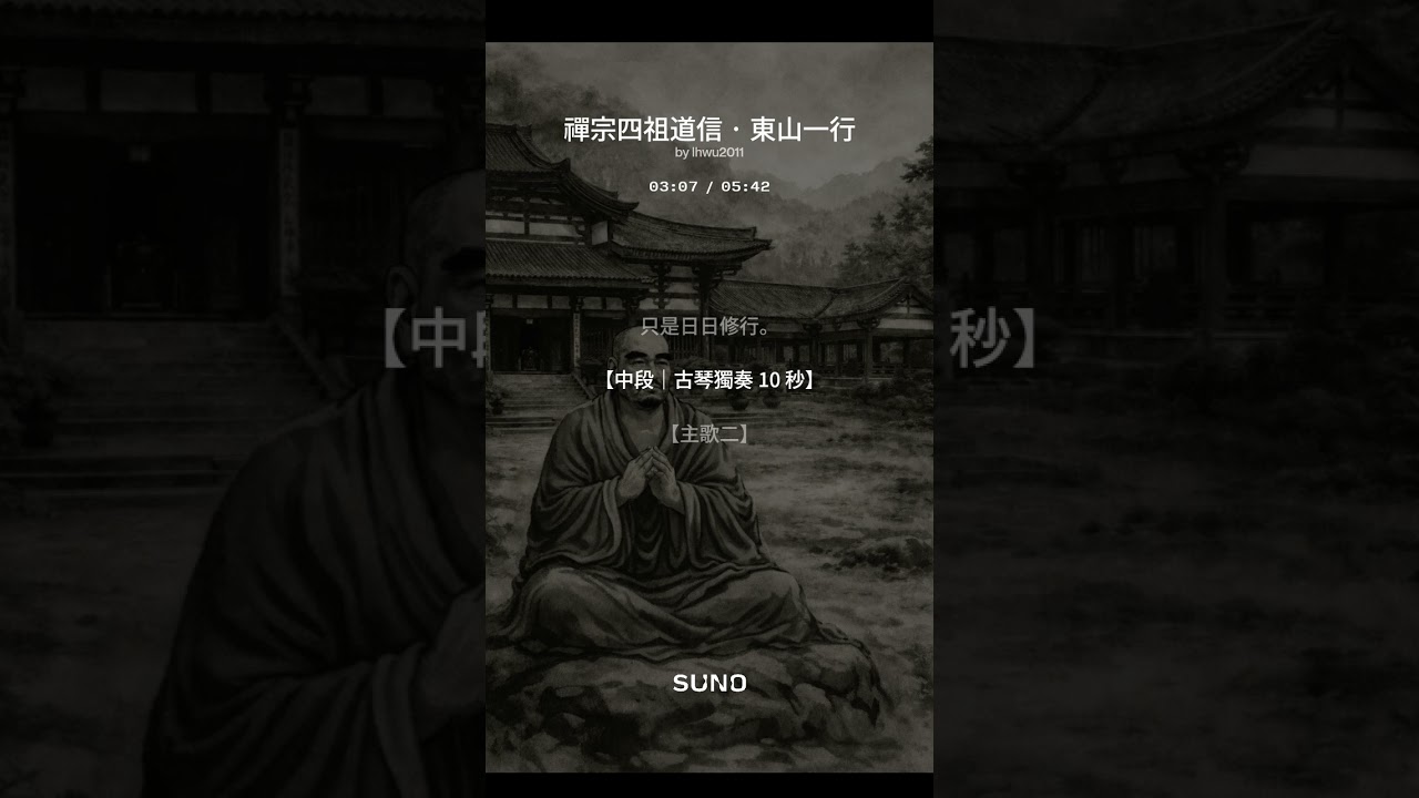 禪宗四祖道信 · 東山一行