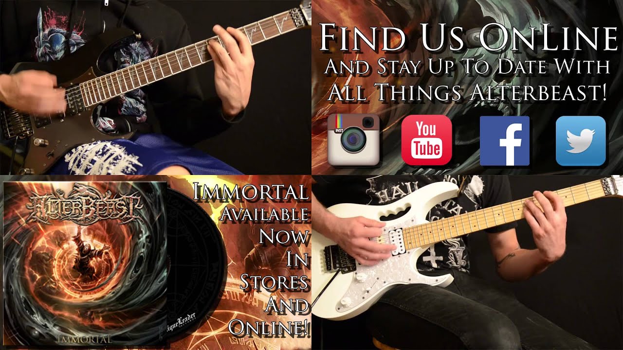Alterbeast-Flesh Bound Text Official Guitar Playthrough