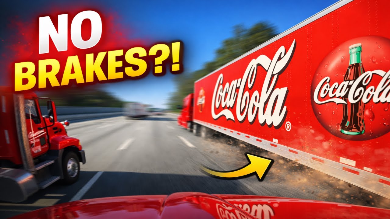 NO BRAKES?! Coca-Cola Truck Out of Control (Dashcam) --- Bad drivers & Driving fails #1506