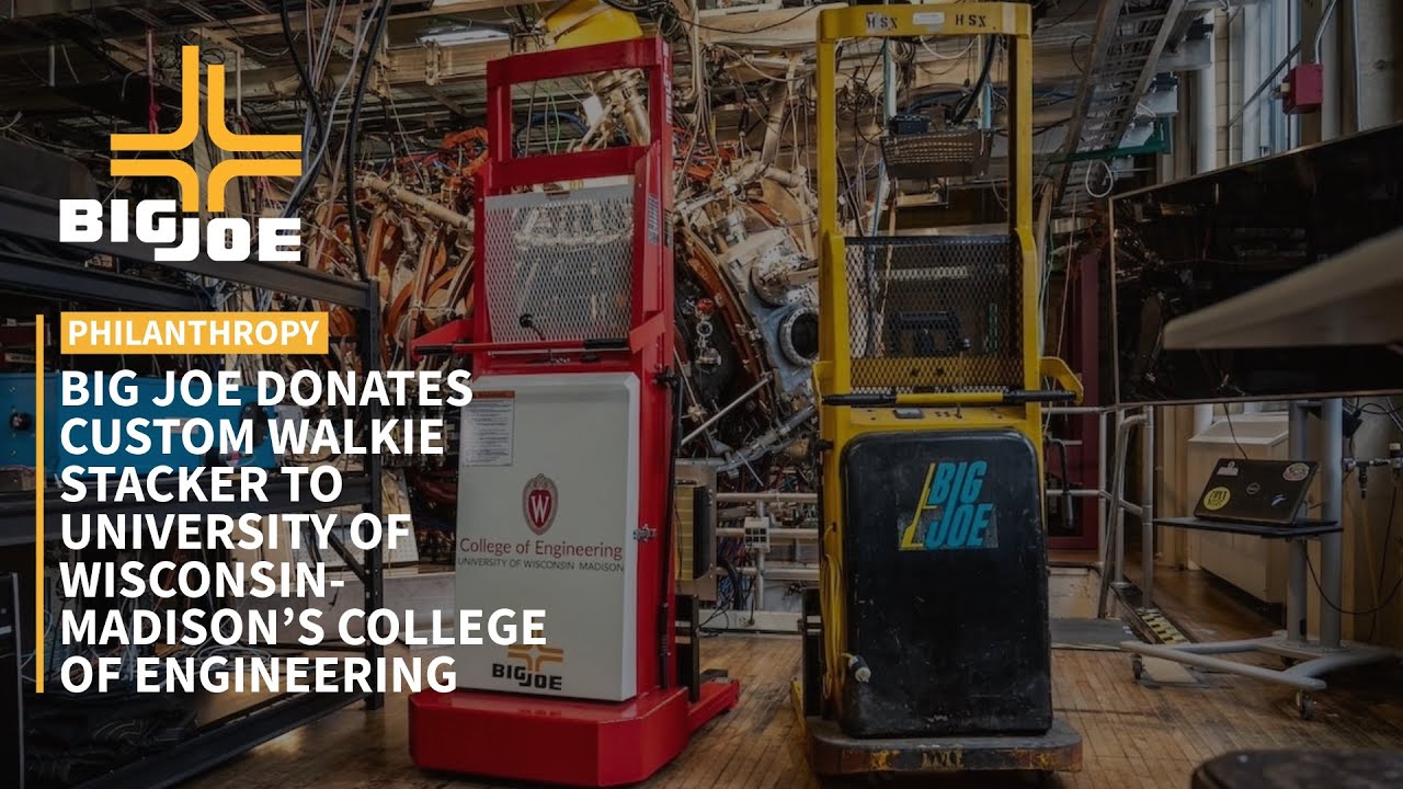 Big Joe Forklifts Donates IBH Stacker to the University of Wisconsin Engineering Department