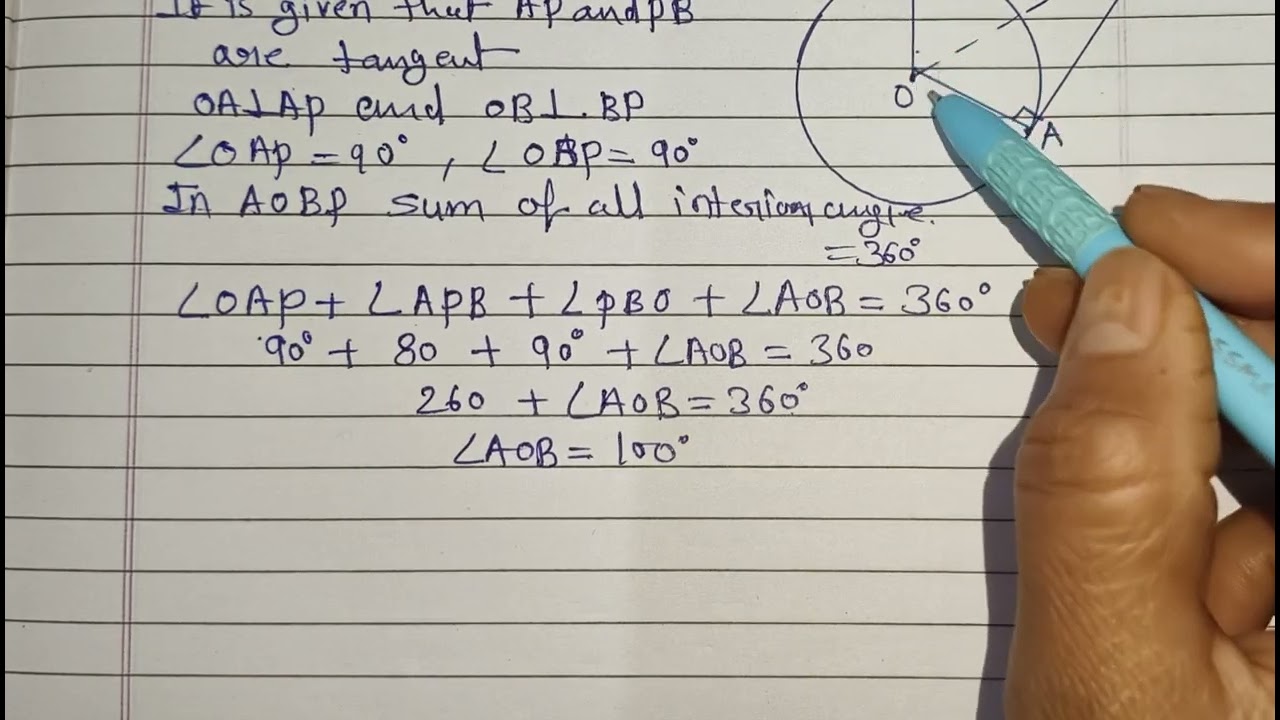 Class 10th NCERT Maths Chapter 10 exercise 10.2Q3