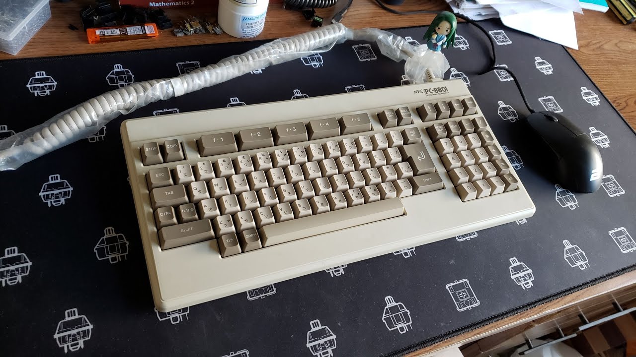 NEC PC-8801 Keyboard Typing Demo