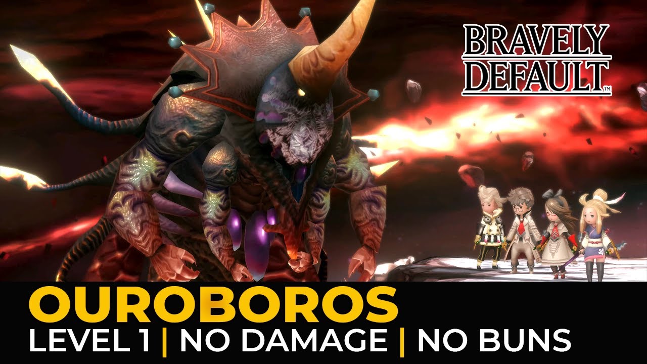 Bravely Default HD Remaster: Ouroboros (Level 1 | One Turn Kill | Hard)