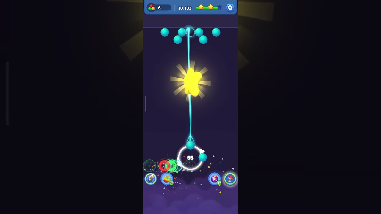 Bubble shooter game Gameplay 