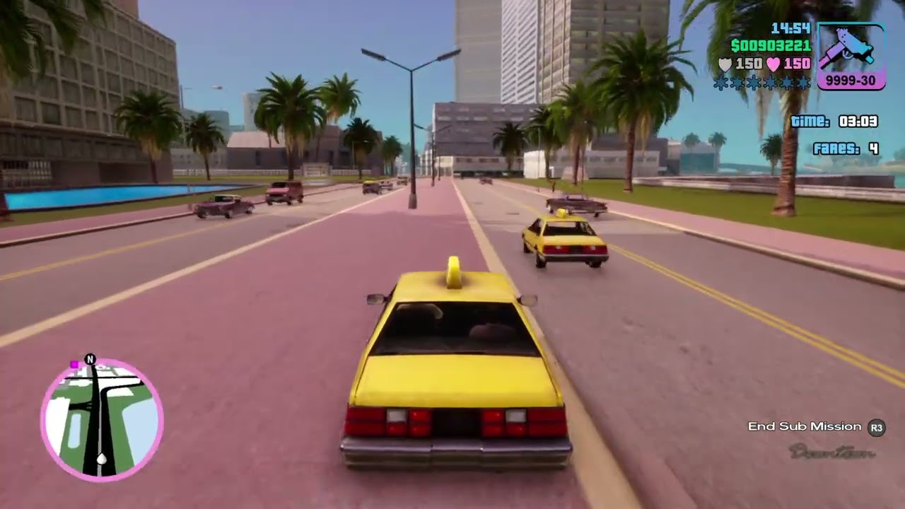 Grand Theft Auto: Vice City – The Definitive Edition Taxi Missions #315