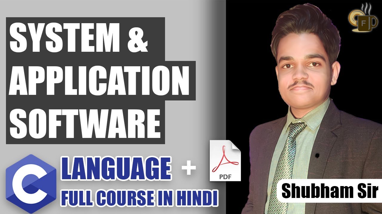 Lec-1.2 Types of Software | System & Application Software | C Language Tutorial For Beginners