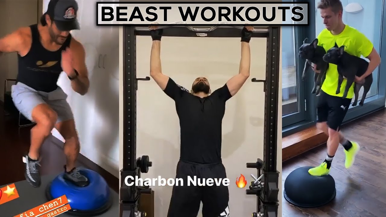 Soccer Stars Working Out at Home 🔥 [Hard Level]