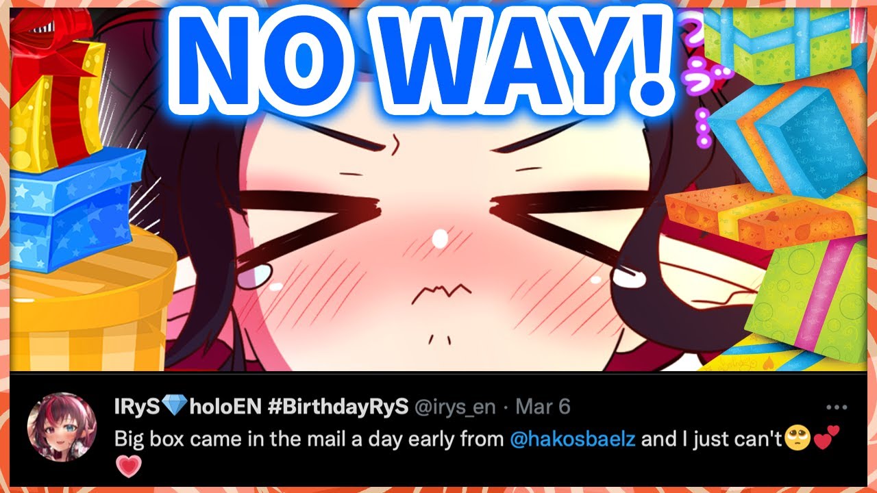 IRyS comments on Bae's Huge SURPRISE PRESENT! 【HololiveEN】