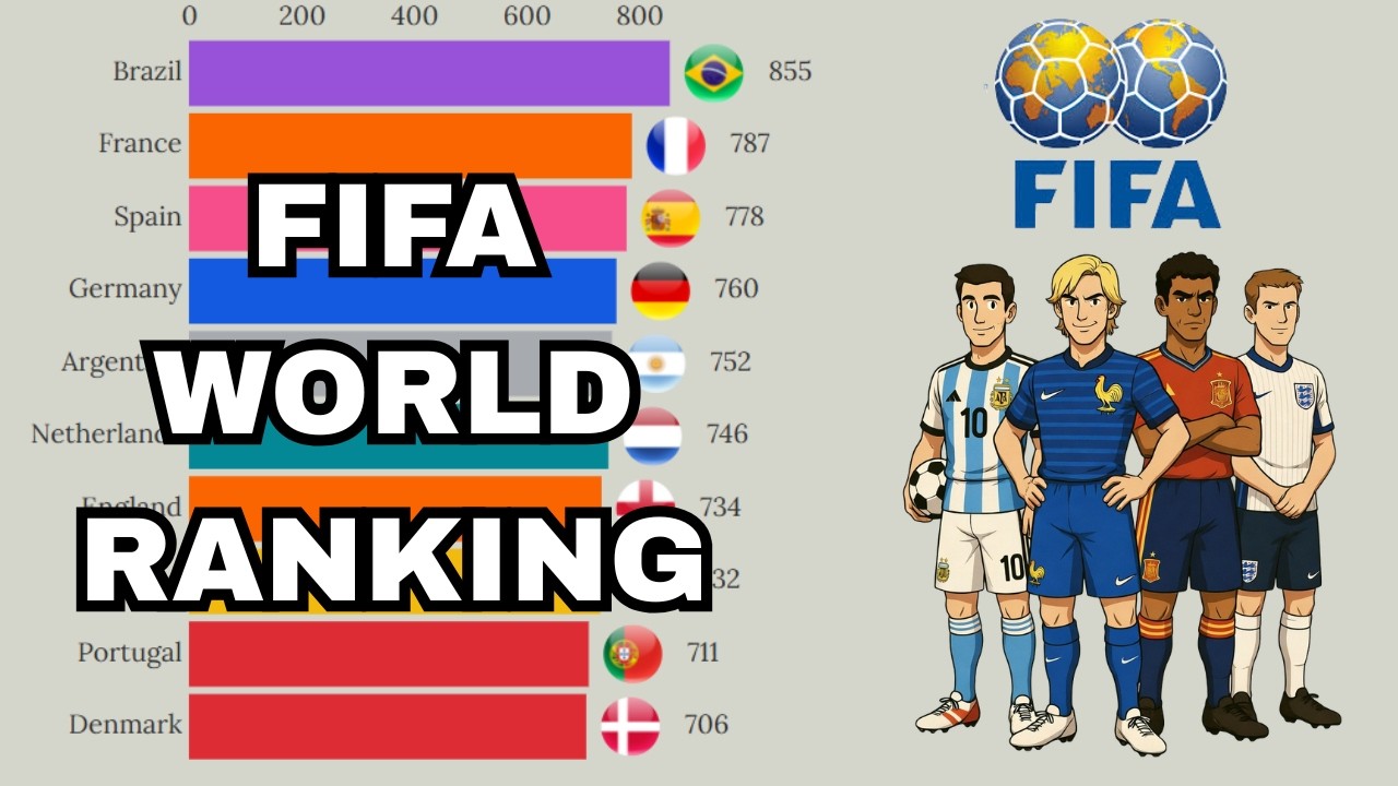 FIFA World Ranking | Top National Teams Worldwide - 1992 - 2025