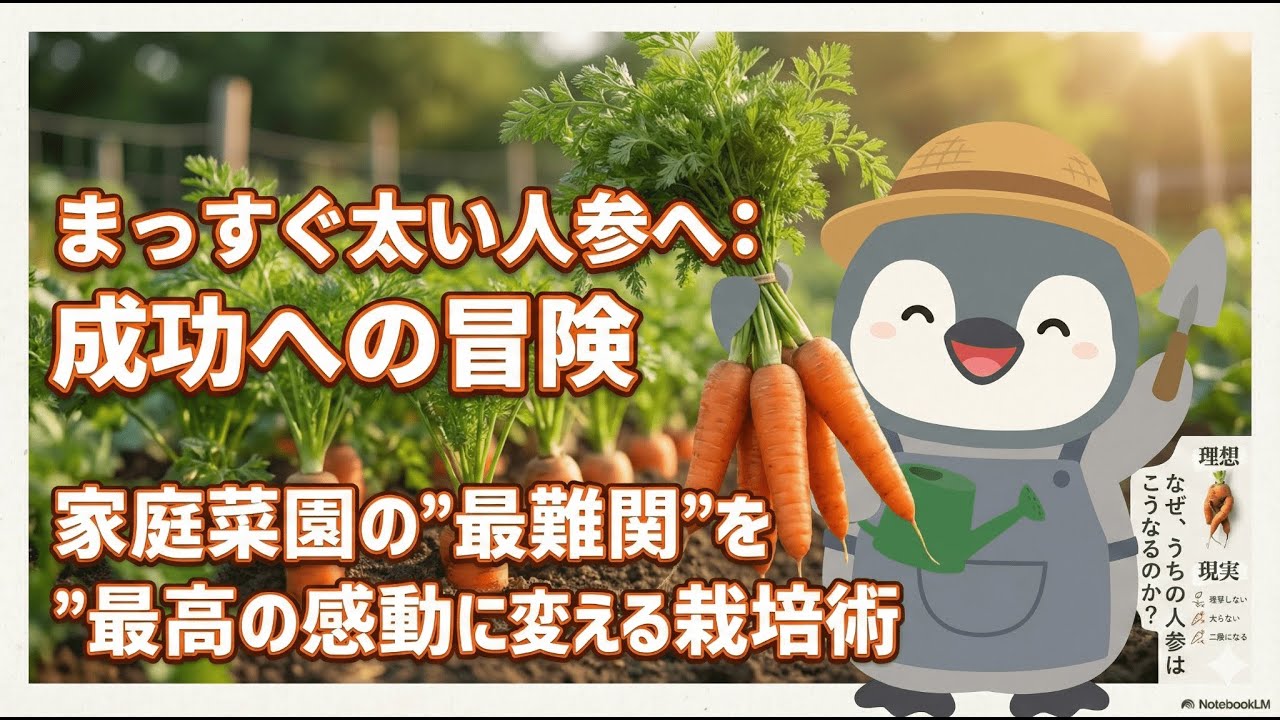 にんじんが太らない原因と対策｜二股になる・発芽しないときの改善ポイント【家庭菜園】