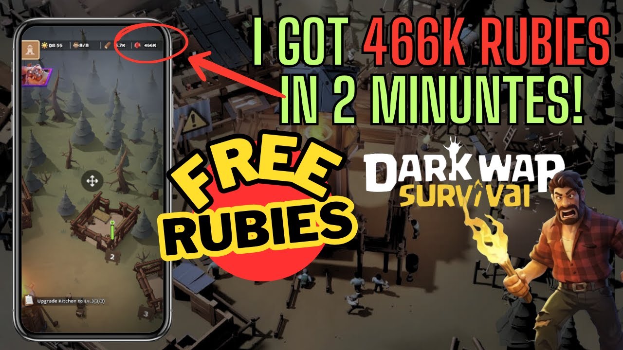 Dark War Survival - How I Got 466K Free Rubies in 2026 (Tutorial)