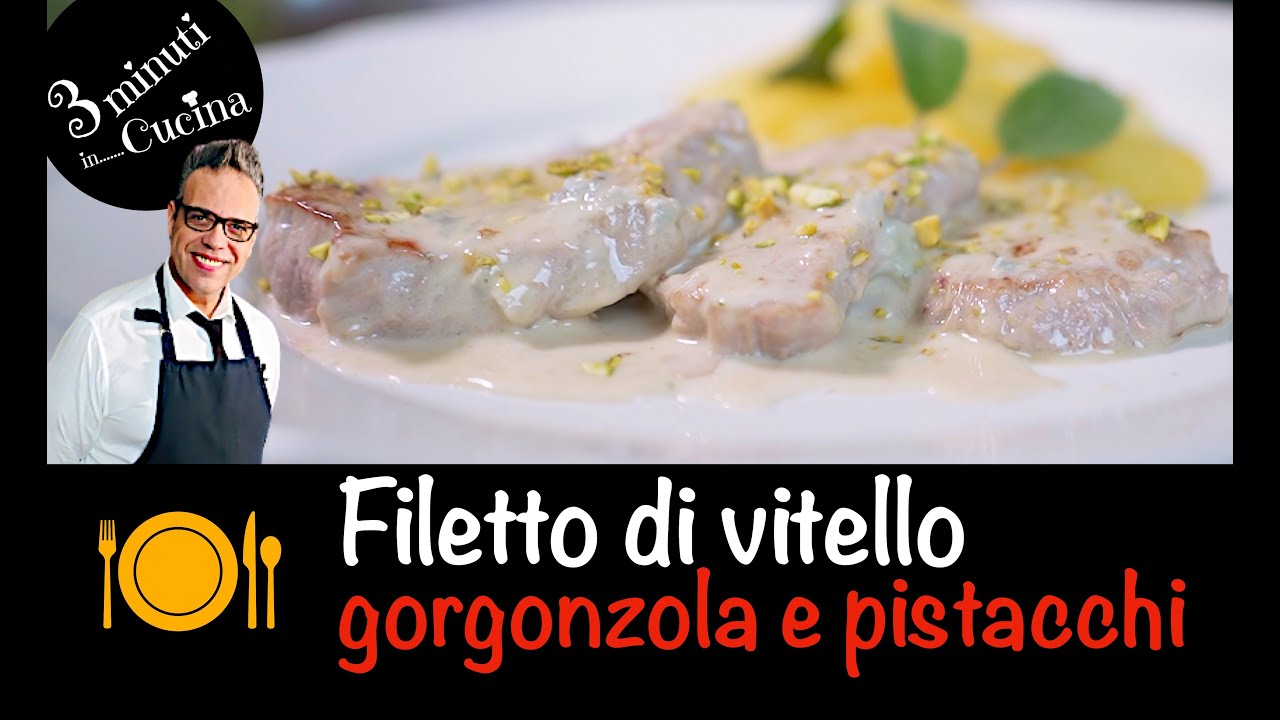 FILETTO DI VITELLO ALLA CREMA DI GORGONZOLA E PISTACCHI - Ricetta di Stefano Zago