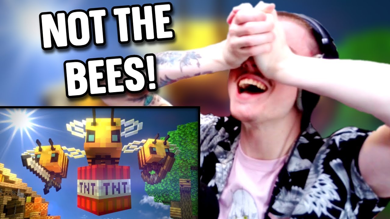 RAPPER REACTS TO MINECRAFT BEES RAP | 