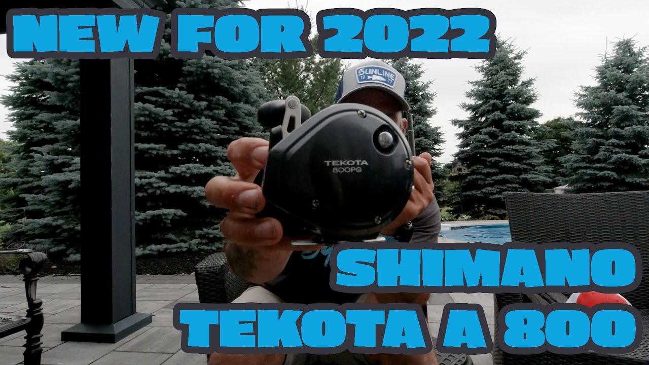 New for 2022 - SHIMANO TEKOTA A 800 Trolling Reel