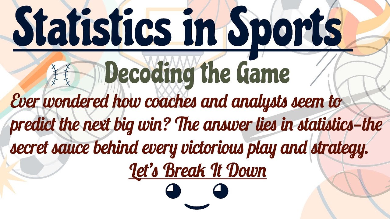 Statistics in Sports | Decoding the Game #statistics4all #statisticsexplained