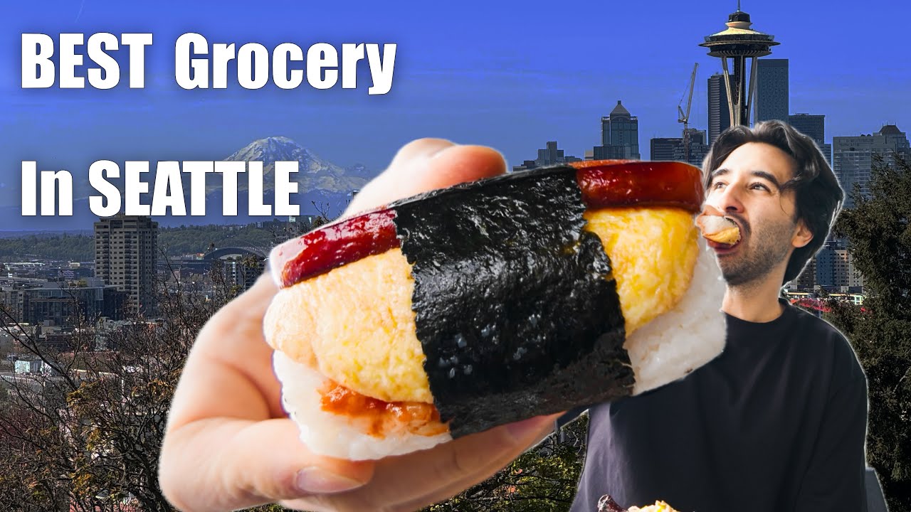 Seattle's BEST Japanese grocery store ? You have to eat here