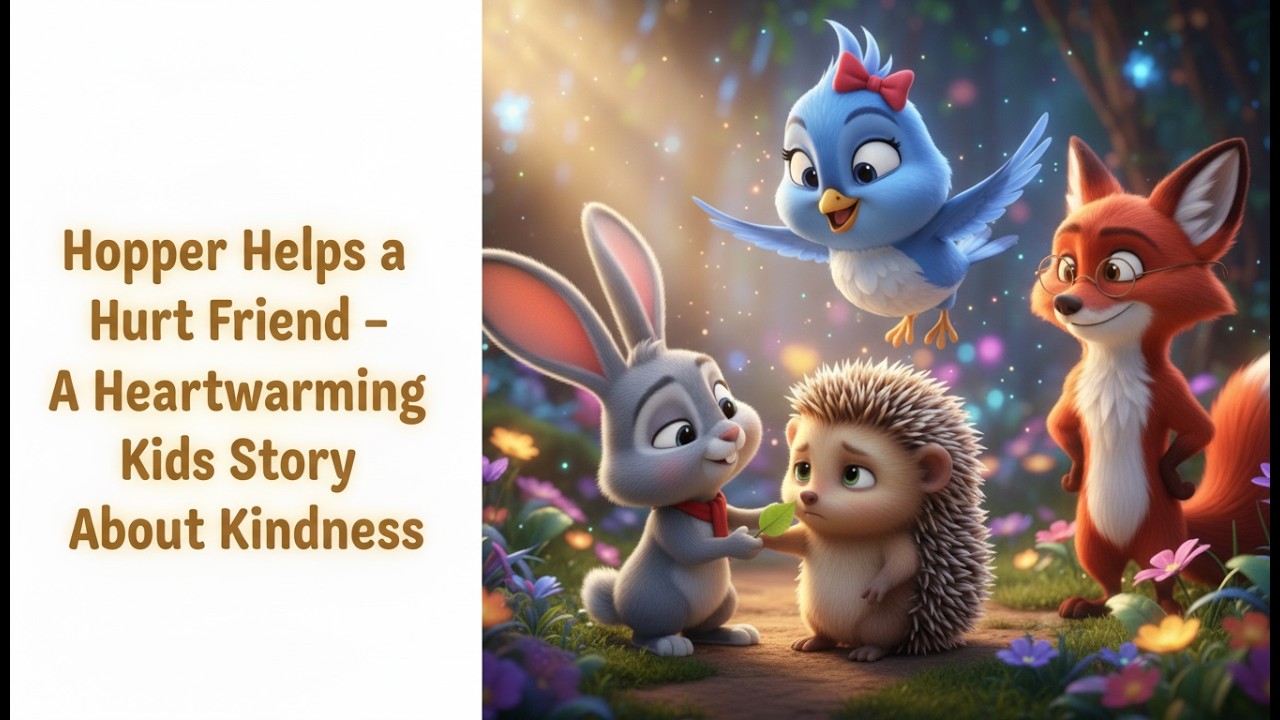 Tales from Glow Forest Ep 6 – Hopper Helps a Hurt Friend – A Heartwarming Kids Story About Kindness
