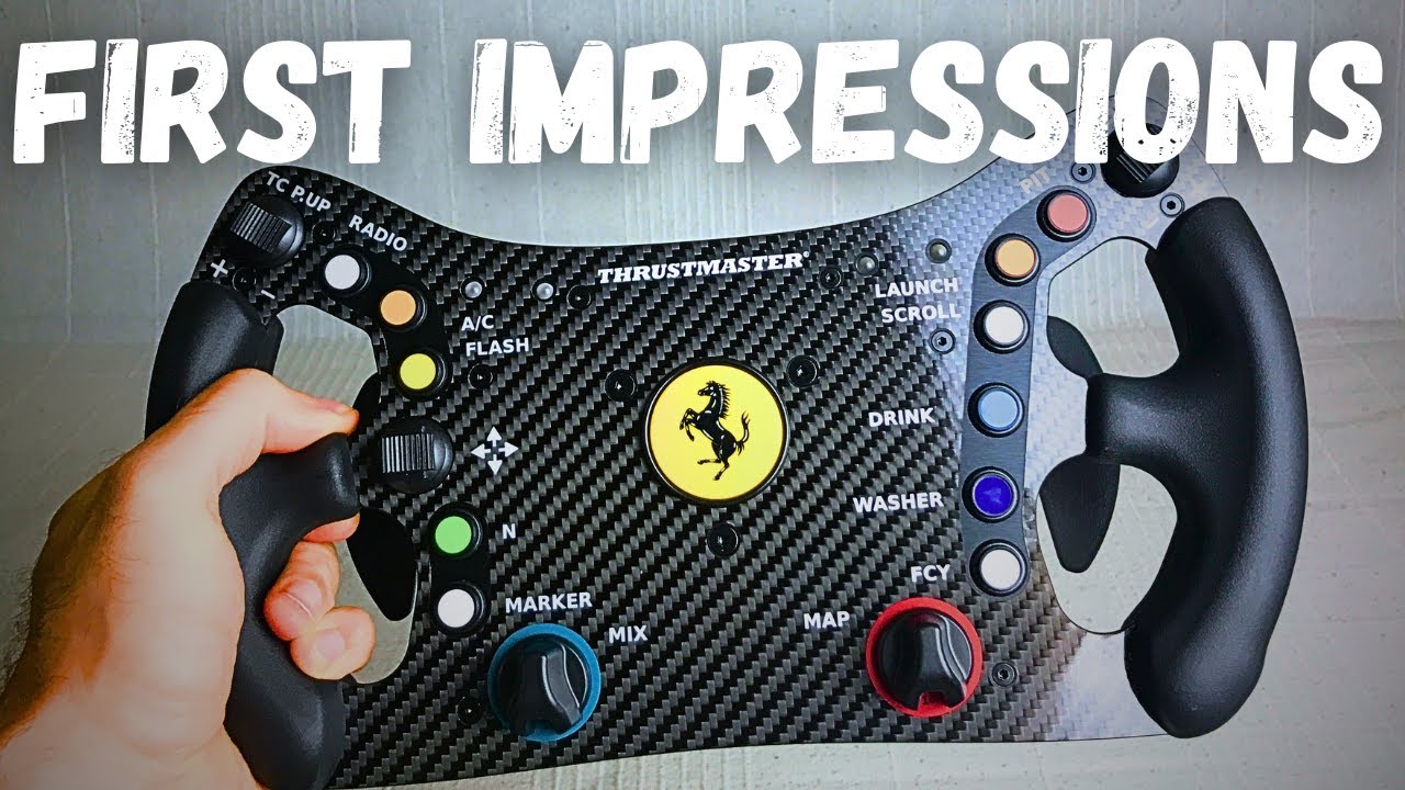 Ferrari 488 GT3 Wheel Add-On From Thrustmaster | First Impressions And Review