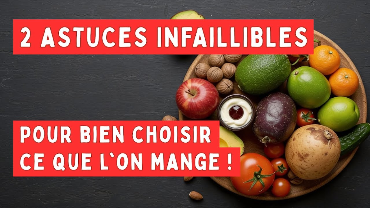 2 ASTUCES INFAILLIBLES Pour CHOISIR Ce Que l’On MANGE