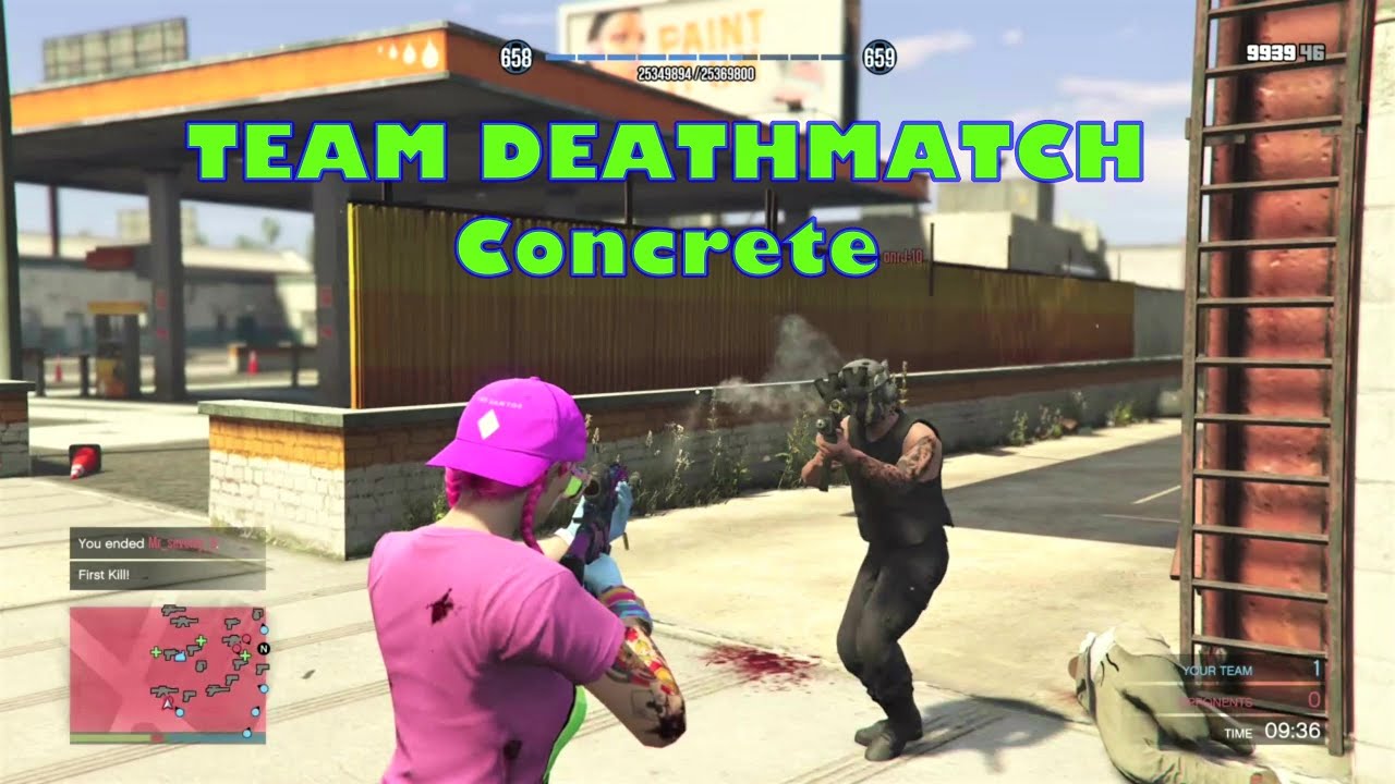 GTA 5 team deathmatch concrete