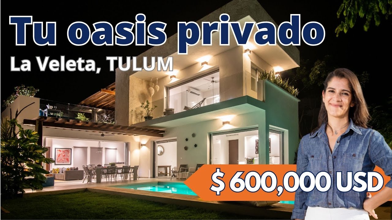 Incre&iacute;ble Casa en venta en Tulum, Mexico  🤩 💲600k❗️❗️#bienesraicestulum