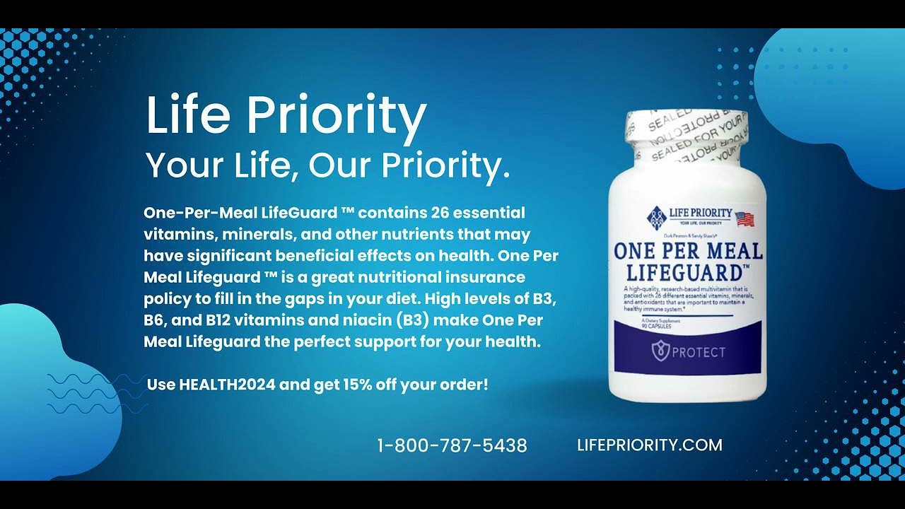 Greg Pryor and David Naster Discuss Multivitamins and One Per Meal Lifeguard
