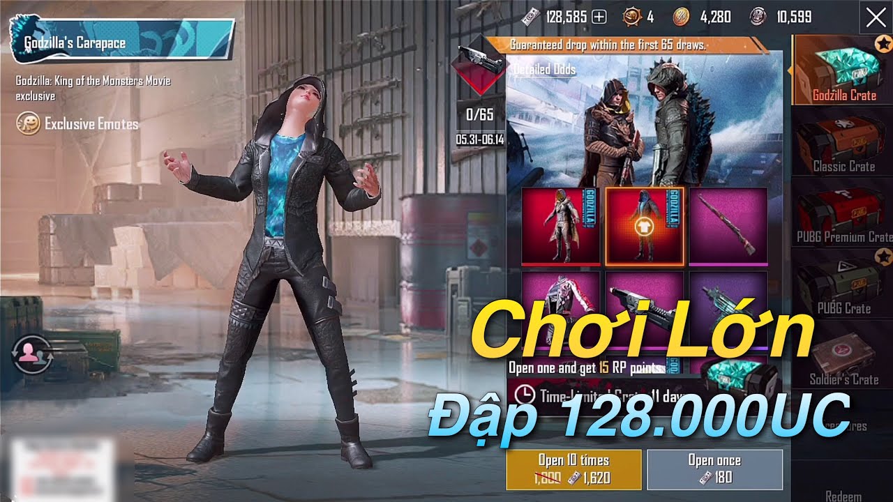 PUBG Mobile | Đập Hòm Với 128.000UC - Lấy Hết Đồ VIP Mới Trong Game 😍