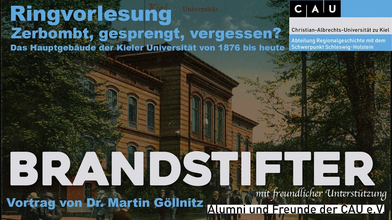Die Kieler Universit&auml;t im NS-Regime | Ringvorlesung | Vortrag von Dr. Martin G&ouml;llnitz