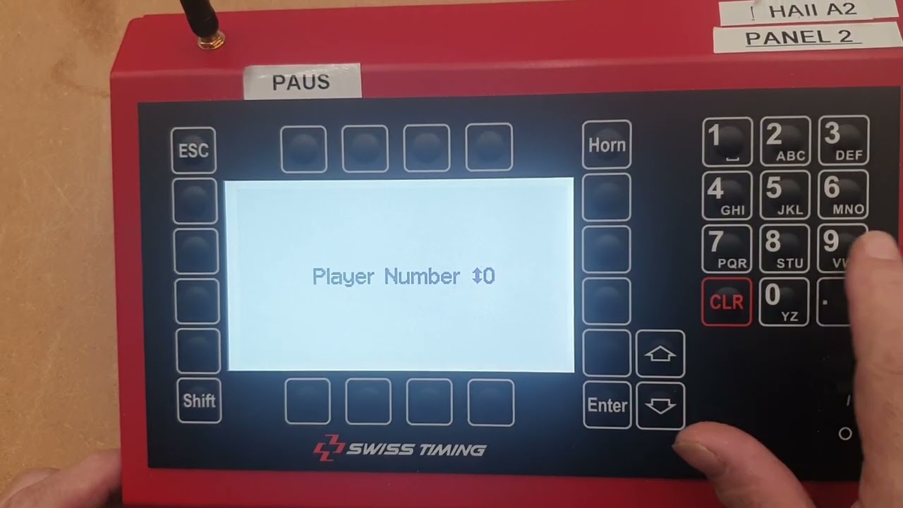 Del 5. Swiss timing (r&ouml;d). Registrera utvisningar.