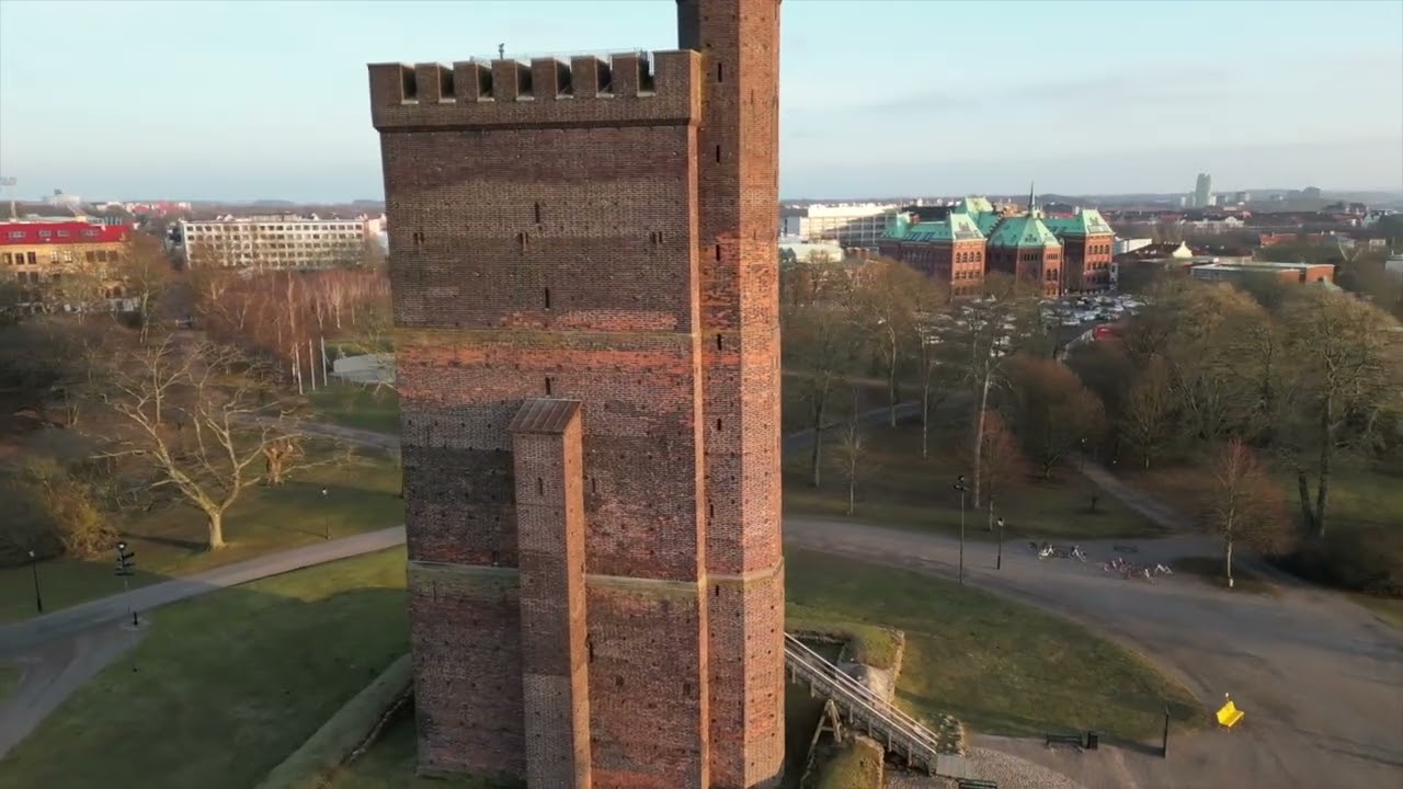 KÄRNAN HELSINGBORG SWEDEN  #MEDIEVALTOWER  DJI MINI 3 PRO SHOT