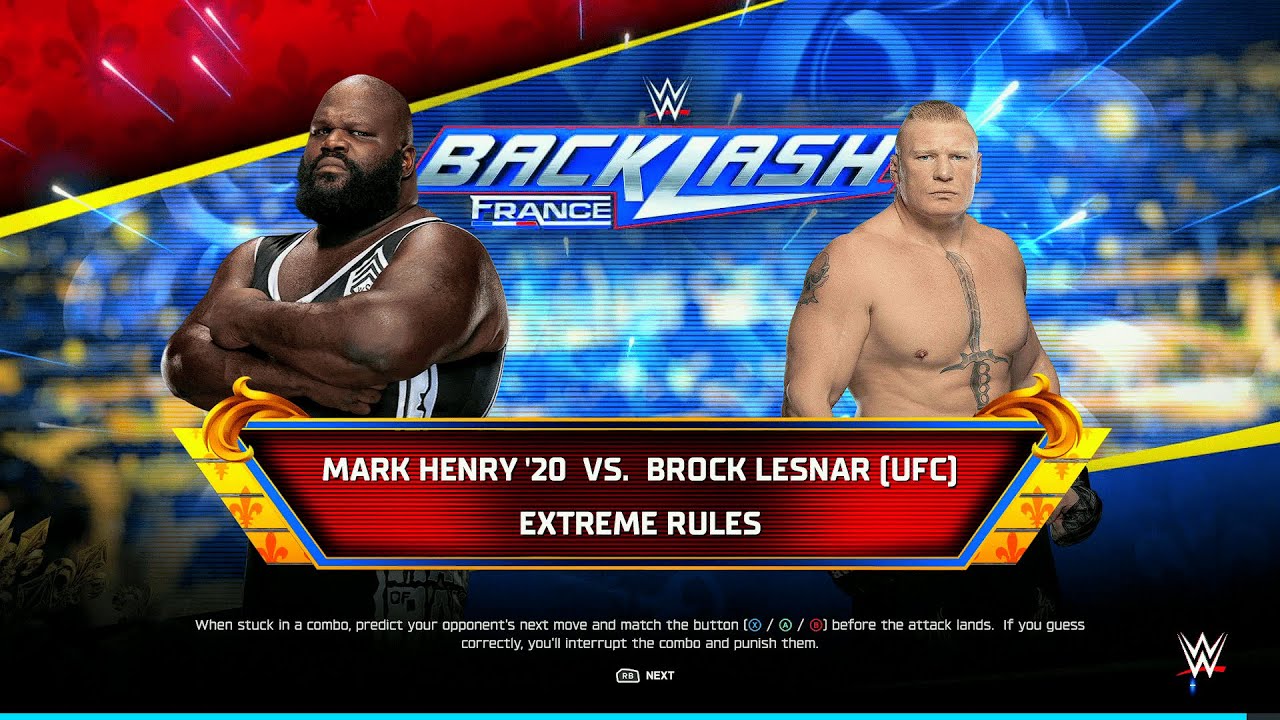 WWE 2K25 - Mark Henry vs. Brock Lesnar | A Beastly Battlele