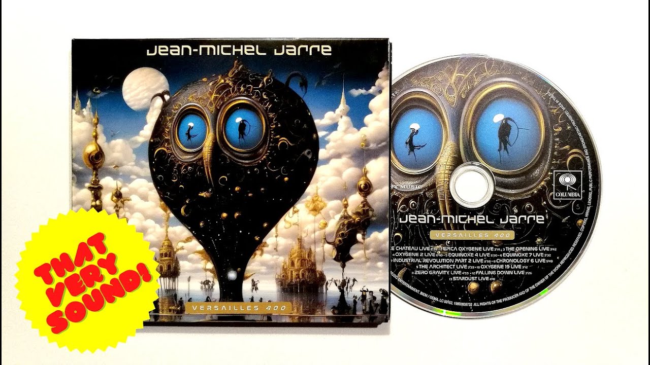 Jean-Michel Jarre &ndash; Versailles 400 CD Album 2024 Sony Music Columbia CD Unboxing