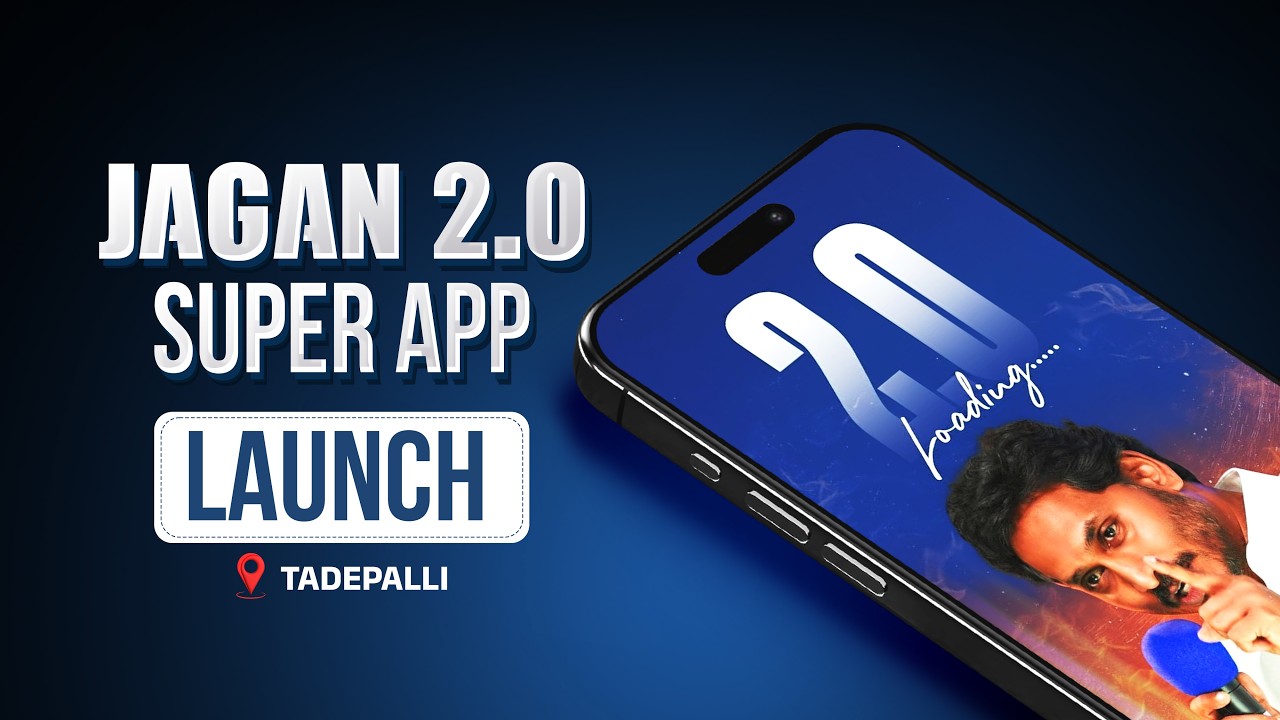LIVE: Jagan 2.0 Super App Launched at YSRCP Parliamentary Party Meeting