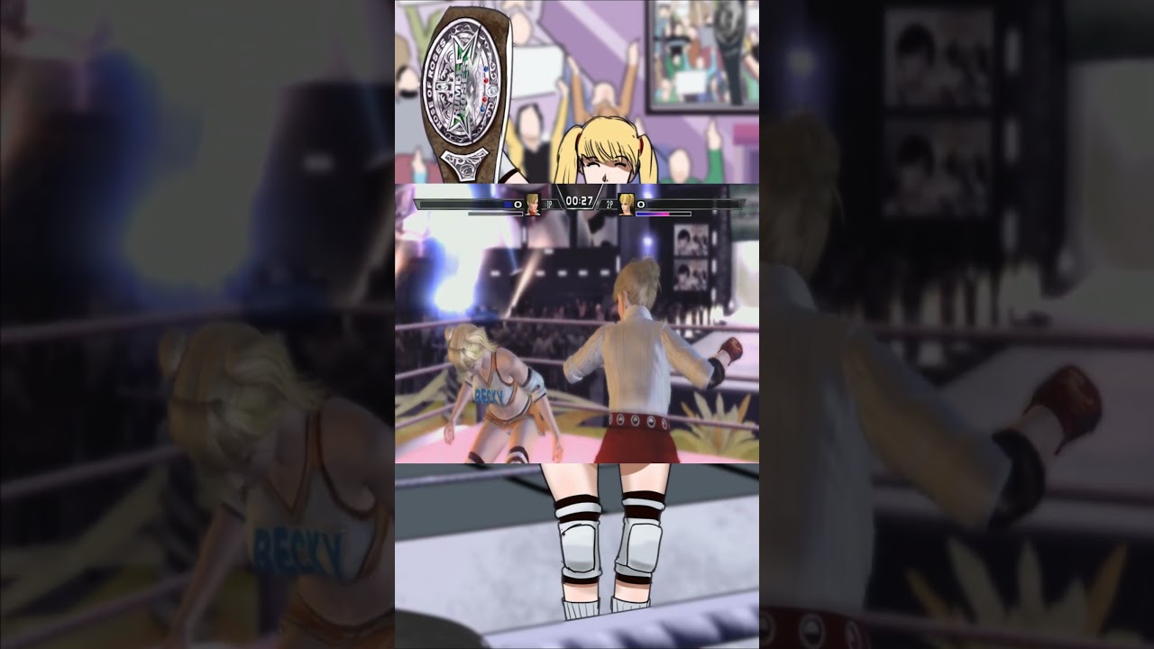 Rumble Roses XX Dynamic Punch Killer Move #womensrumble #anime #rumbleexclusive #wrestlingmove