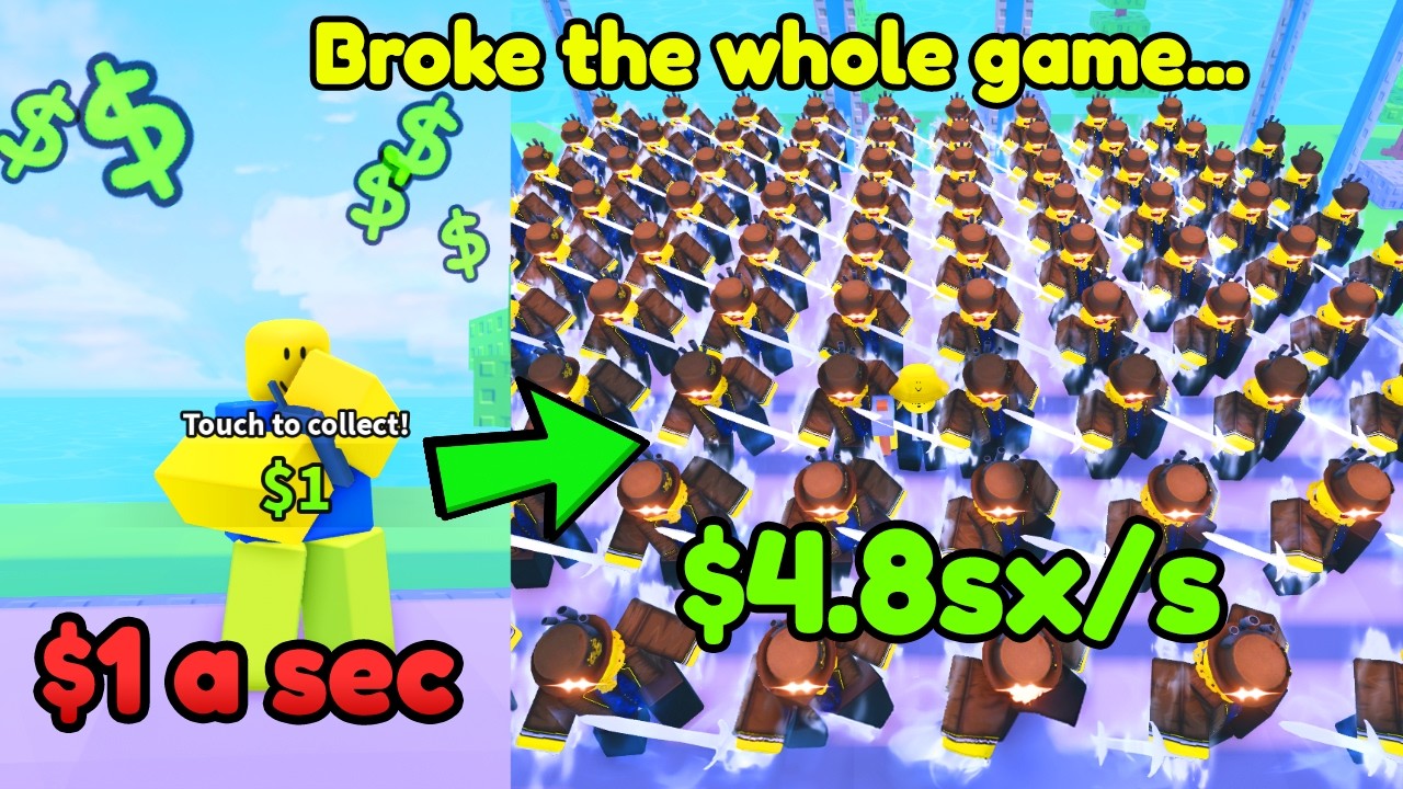 I Bought 600 Of The Best Tappers And Destroyed The Game in Tap to Get Rich Roblox!