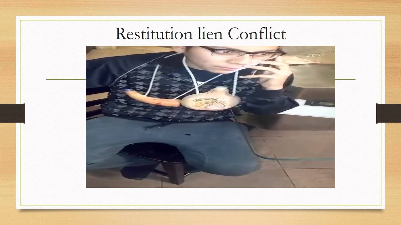 GBS205 Legal Environment Topic Restitution Lien