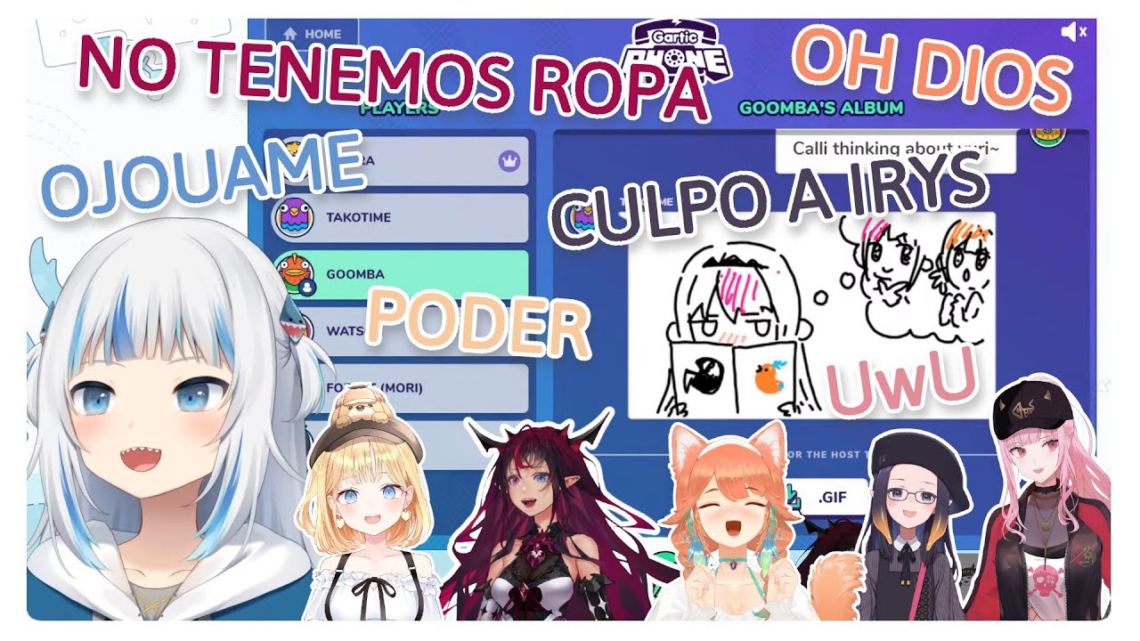 Gura siempre muere, Ame shippea a Irys e Ina y Calli y Kiara tienen su momento Takamori[Sub Español]