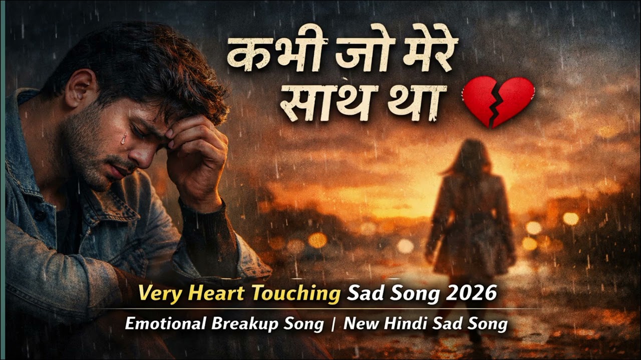 कभी जो मेरे साथ था 💔 Very Heart Touching Sad Song 2026 | Emotional Breakup Song | New Hindi Sad Song