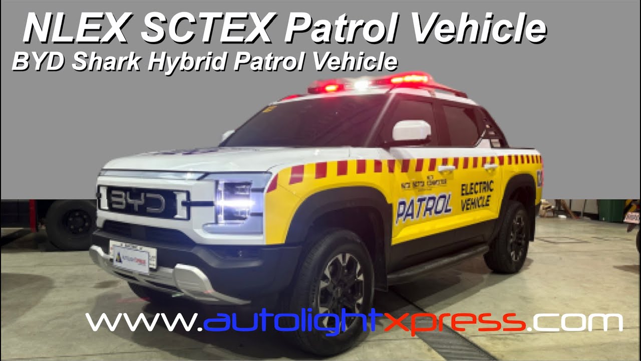 BYD Hybrid Shark NLEX SCTEX Patrol Vehicle