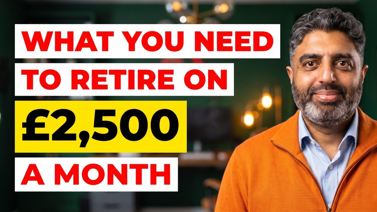 Want To Retire On &pound;2,500 A Month At 60? (I breakdown all the key numbers)