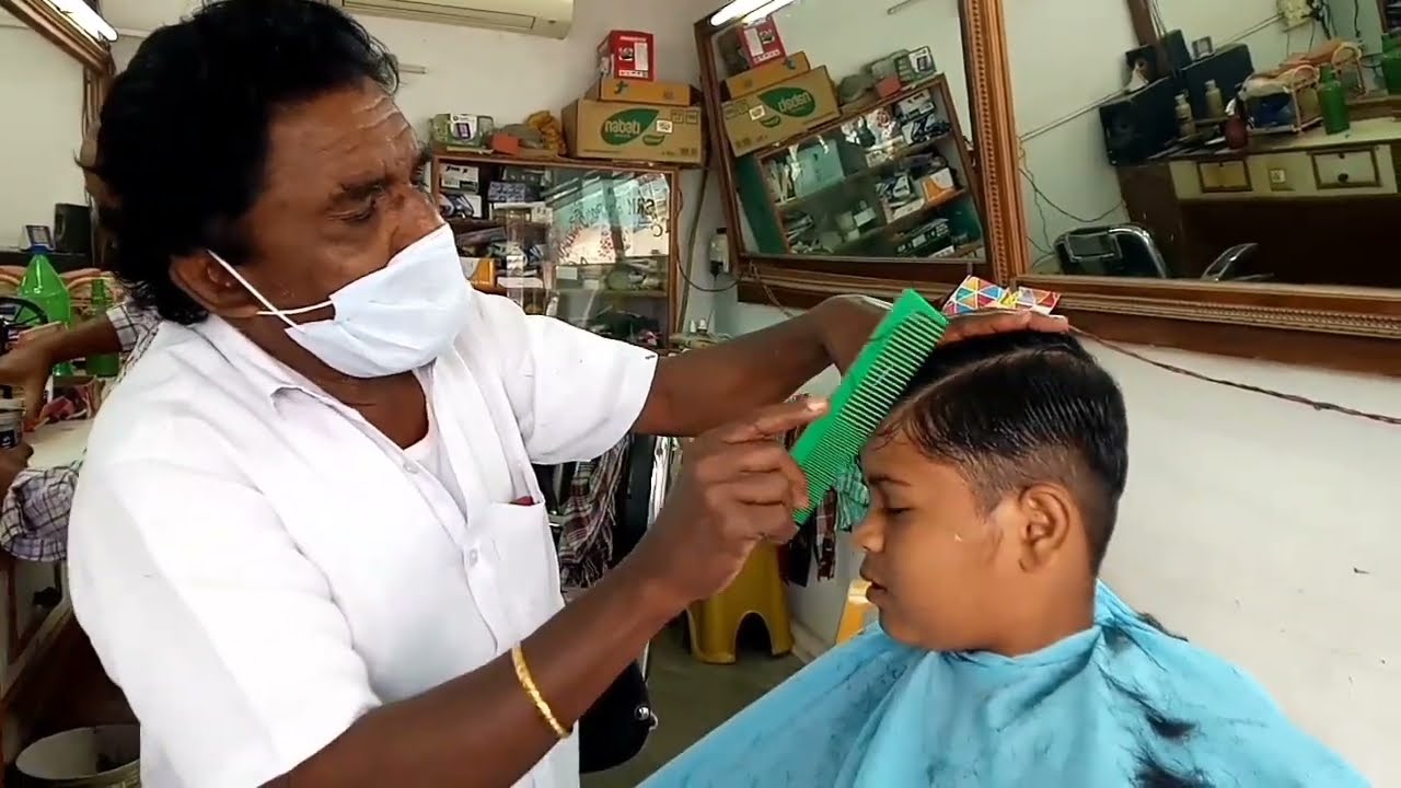 school boy normal hairstyle in srk telugubarber ||asrm haircut ||best school boy hairstyles in bcm