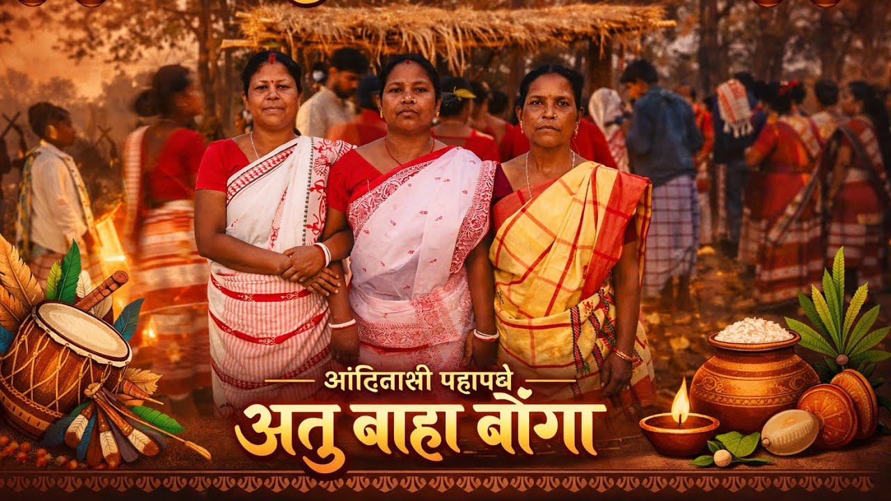 Surda Atu  Baha Bonga 😃| Jharkhand Santhal Desi Lifestyle 