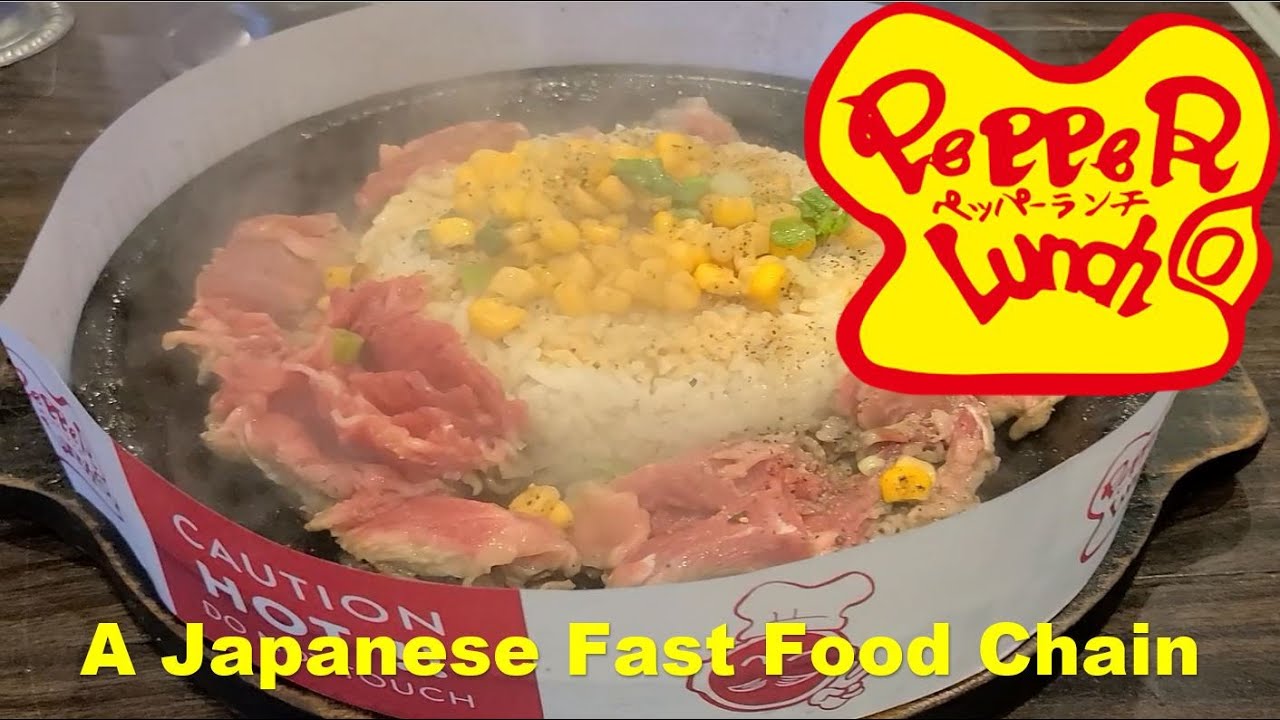 Pepper Lunch is a Japanese 🇯🇵 Sizzling Plate Fast-Steak Restaurant