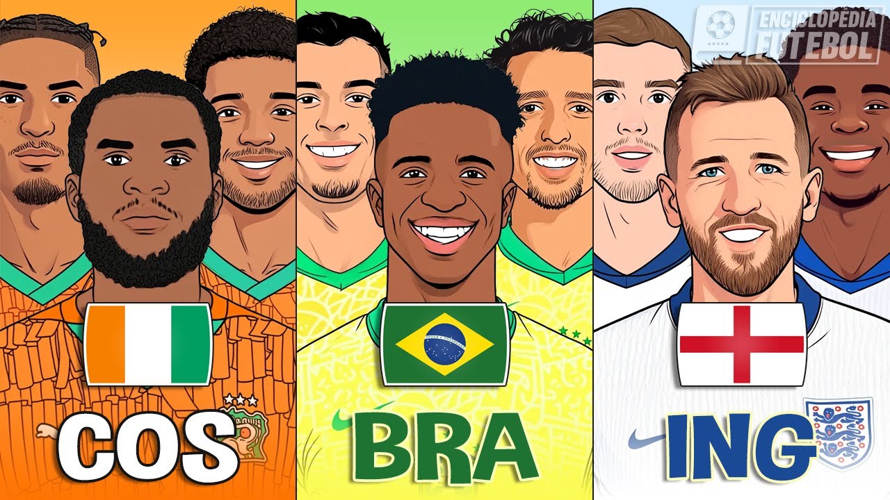 Todas AS 28 SELEÇÕES CLASSIFICADAS pra COPA DO MUNDO 2026!