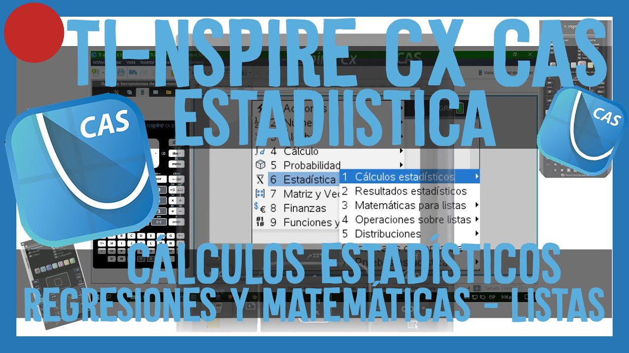 🔴 Статистический калькулятор TI-nspire CX CAS / Полный курс TI CX CAS