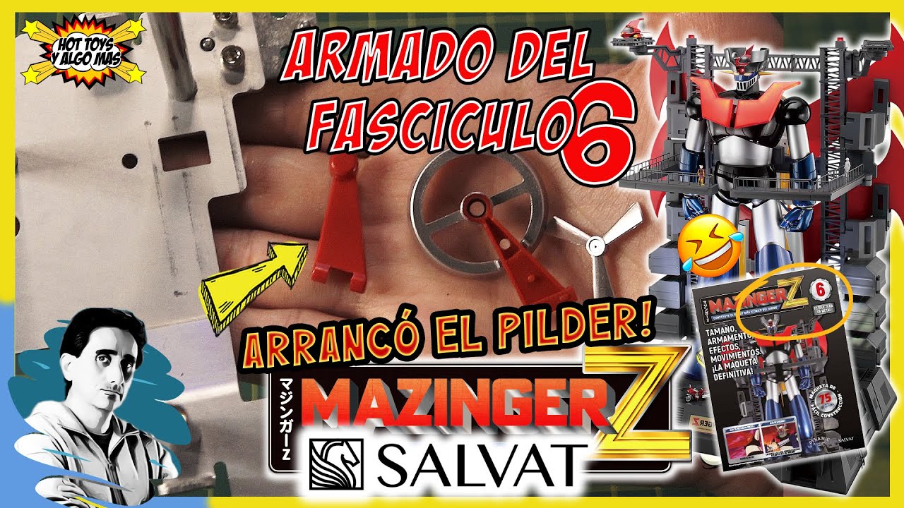 ⭕️ MAZINGER Z Salvat Fascículo 6 - ARRANCA EL PILDER!... no lo armes sin ver! ⭕️ #mazingerz