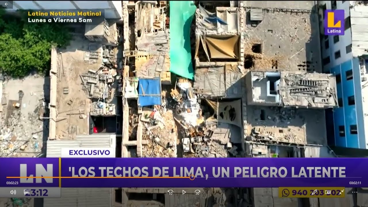 15-02-2023 - Latina Edición Central - Techos Limeños