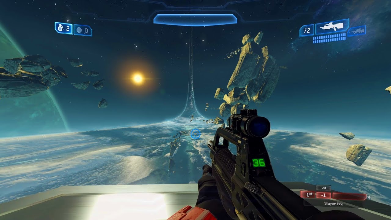 The Skybox in Halo is BREATHTAKING